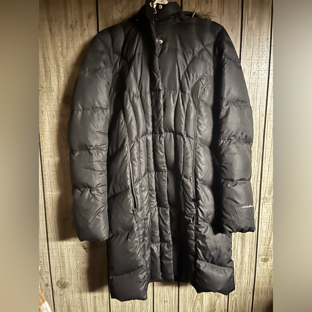 Eddie Bauer Women's Charcoal Puffer Jacket
